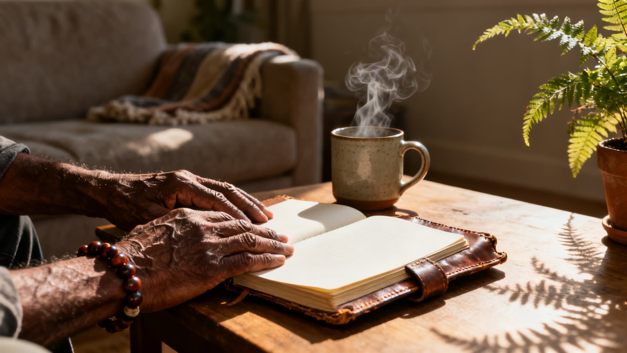 A smartphone screen showing one of the best journaling apps for emotional wellbeing.